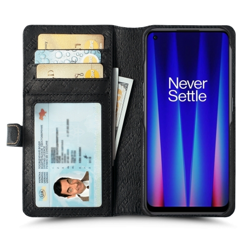 чехол-кошелек на OnePlus Nord CE 2 5G Черный Stenk Premium Wallet фото 2