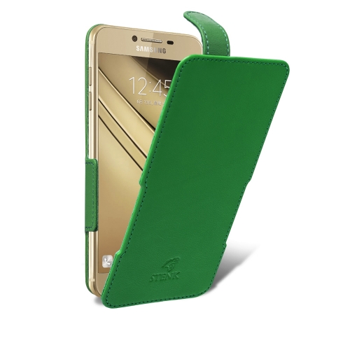 чохол-фліп на Samsung Galaxy C7 Зелений Stenk Сняты с производства фото 2
