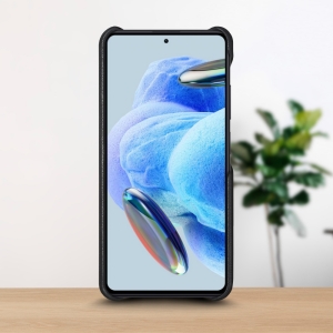 Шкіряна накладка Stenk WoodBacker для Xiaomi Redmi Note 12 Pro 5G Чорний