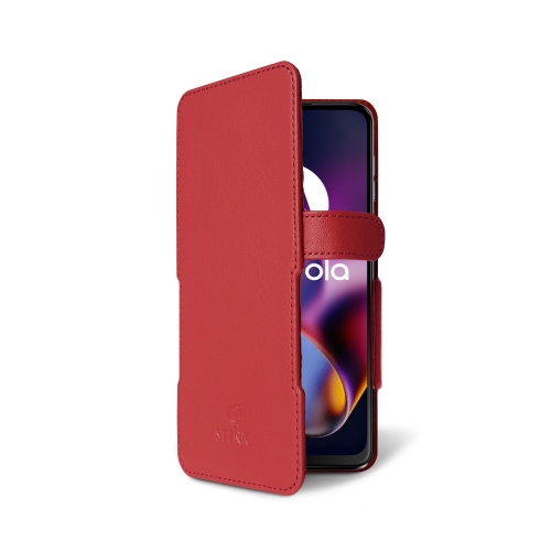 чехол-книжка на Motorola Moto G54 Красный Stenk Prime фото 2