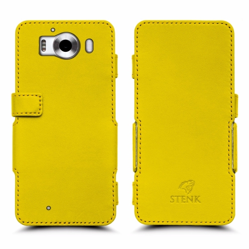 чохол-книжка на Microsoft Lumia 950 Жовтий Stenk Сняты с производства фото 1