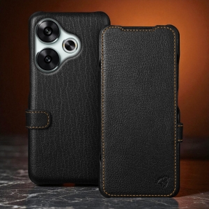 Чехол книжка Stenk Premium для Xiaomi Poco F6 Чёрный