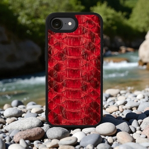 Накладка SkinBacker Python Scales для Apple iPhone 16 Червоний
