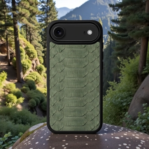 Накладка SkinBacker Python Scales для Apple iPhone 17 Air Оливковий