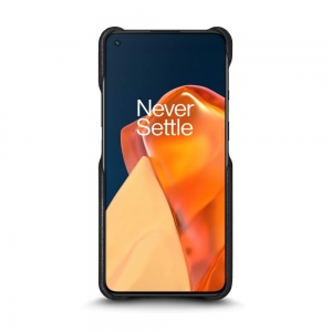 Шкіряна накладка Stenk Reptile Cover для OnePlus 9R Чорна