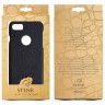 Кожаная накладка Stenk Cover для Apple iPhone 7 Черный