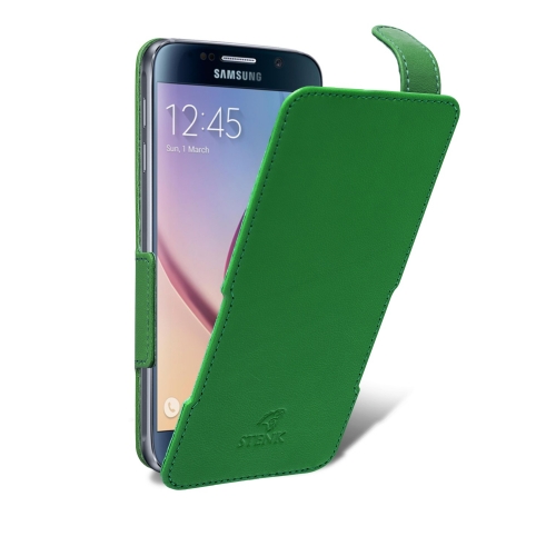 чохол-фліп на Samsung Galaxy S6 (SM G920F) Зелений Stenk Prime фото 2