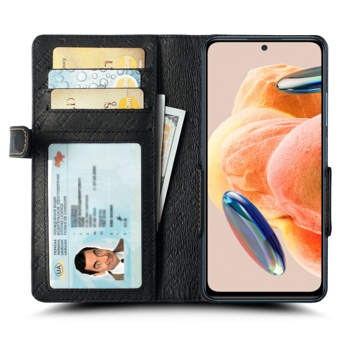чехол-книжка на Xiaomi Redmi Note 12 Pro 4G Черный Stenk Wallet фото 2