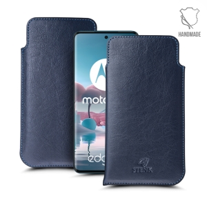 Футляр Stenk Elegance для Motorola Edge 40 Neo Синій