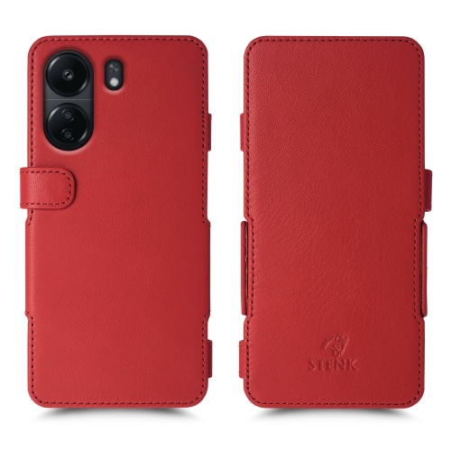чехол-книжка на Xiaomi Redmi 13C Красный Stenk Prime фото 1