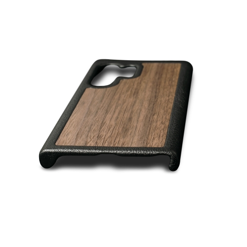 бампер на Samsung Galaxy S24 Ultra Чорний Stenk WoodBacker фото 3