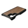 Шкіряна накладка Stenk WoodBacker для Samsung Galaxy S24 Ultra Чорна