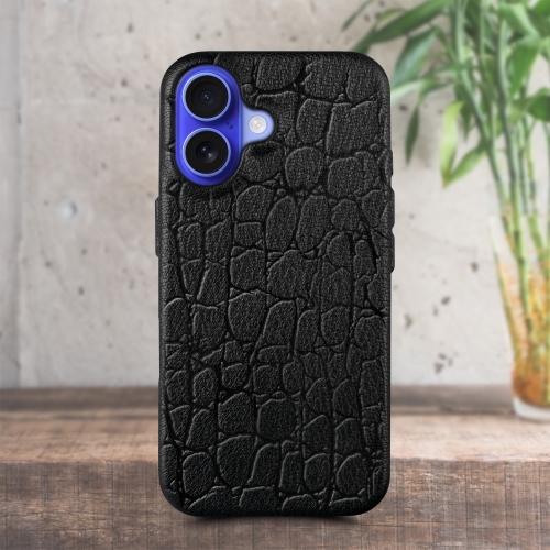 бампер на Apple iPhone 16 Чорний Stenk Reptile фото 1