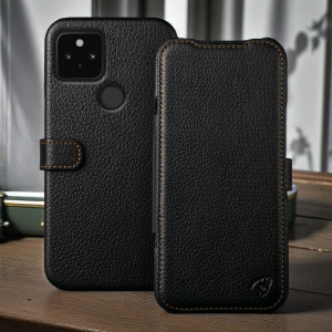 Чехол книжка Stenk Premium для Google Pixel 5 Чёрный