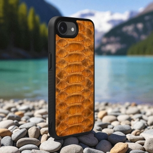 Накладка SkinBacker Python Scales для Apple iPhone 16е Коричневий