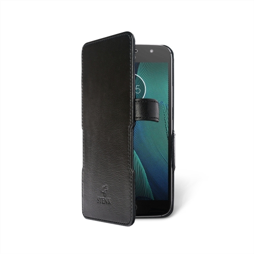 чехол-книжка на Motorola Moto G5S Plus Черный Stenk Prime фото 2