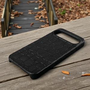 Шкіряна накладка Stenk Reptile Cover для Google Pixel 10 Pro XL Чорна