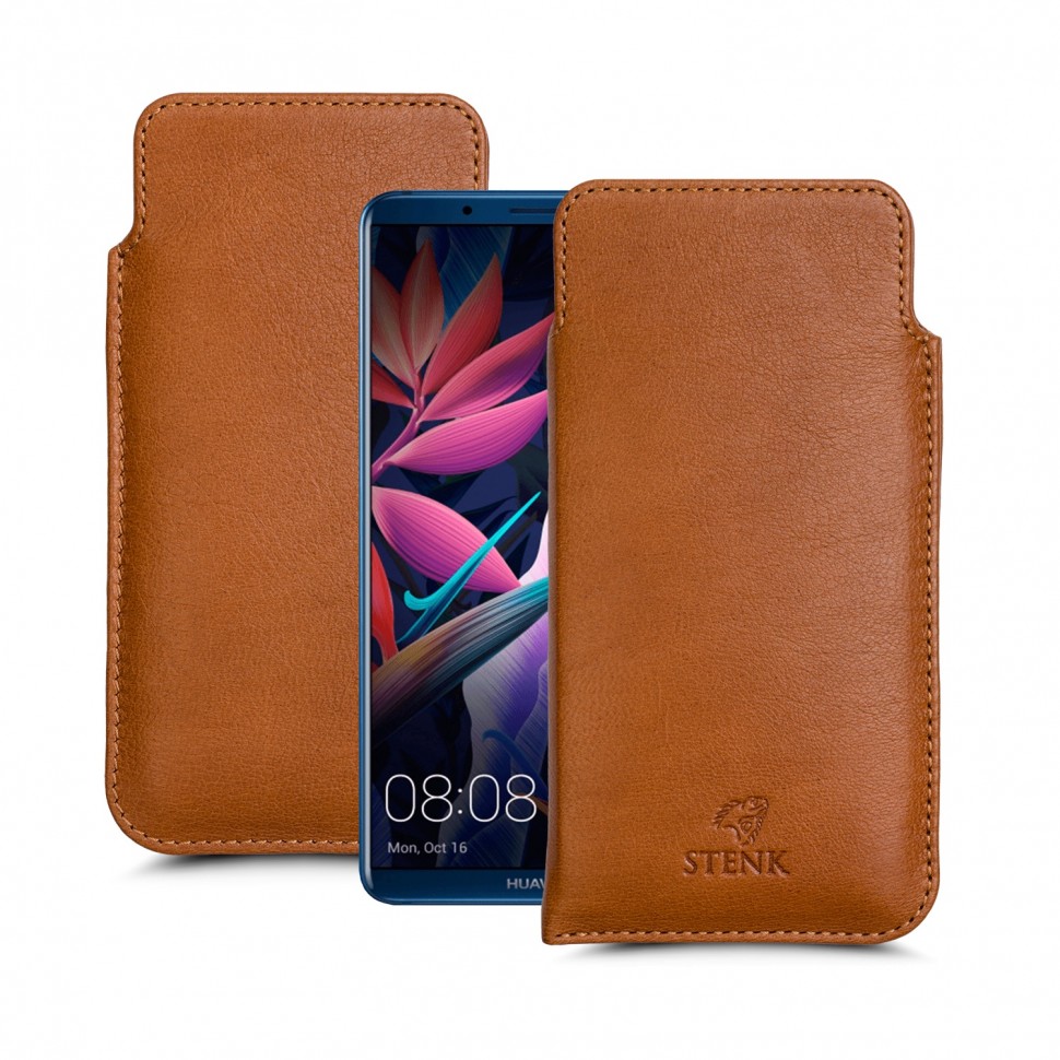 

Футляр Stenk Elegance для Huawei Mate 10 Pro Camel, Светло-коричневый
