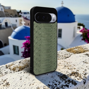 Накладка SkinBacker Python Scales для Google Pixel 10 Pro Оливковий