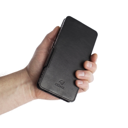 чехол-флип на Sony Xperia XZ1 Compact Черный Stenk Prime фото 4