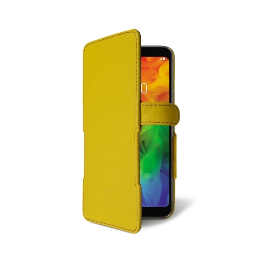 чохол-книжка на LG Q7 Plus Жовтий Stenk Prime фото 2