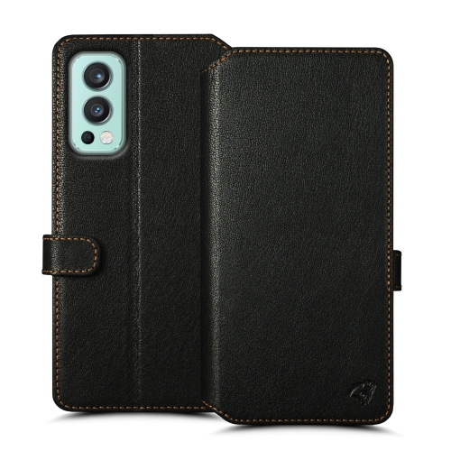 чехол-кошелек на OnePlus Nord 2 5G Черный Stenk Premium Wallet фото 1