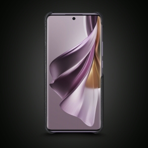 Шкіряна накладка Stenk WoodBacker для OPPO Reno10 Pro Чорна