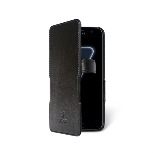 чехол-книжка на Samsung Galaxy S7 edge Черный Stenk Prime фото 2