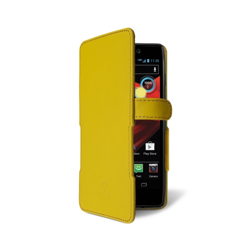 чохол-книжка на Motorola DROID RAZR MAXX HD Жовтий Stenk Сняты с производства фото 2