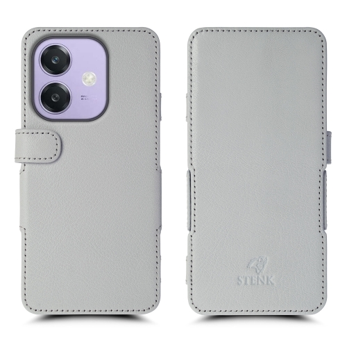чехол-книжка на OPPO A3 4G Белый  Prime фото 1
