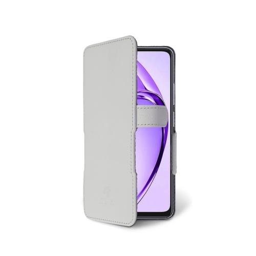 чехол-книжка на OPPO A3 4G Белый  Prime фото 2
