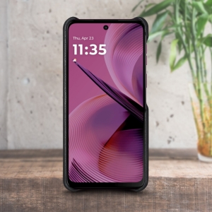 Шкіряна накладка Stenk Cover для Motorola Moto G55 Чорний