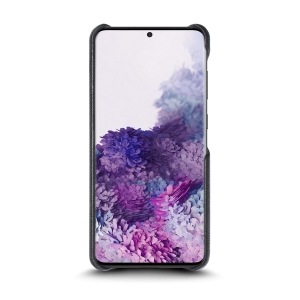 Шкіряна накладка Stenk Cover для Samsung Galaxy S20 Plus Чорна