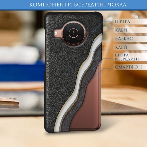 бампер на Nokia X20 Чорний Stenk Cover фото 6