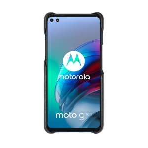 Шкіряна накладка Stenk Reptile Cover для Motorola Moto G100 Чорна