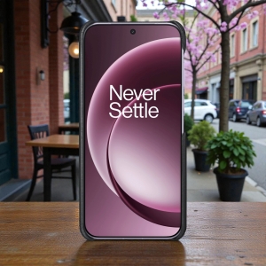 Кожаная накладка Stenk Reptile Cover для OnePlus 15 Черный