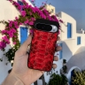 Накладка SkinBacker Python Scales для Google Pixel 10 Pro Червоний