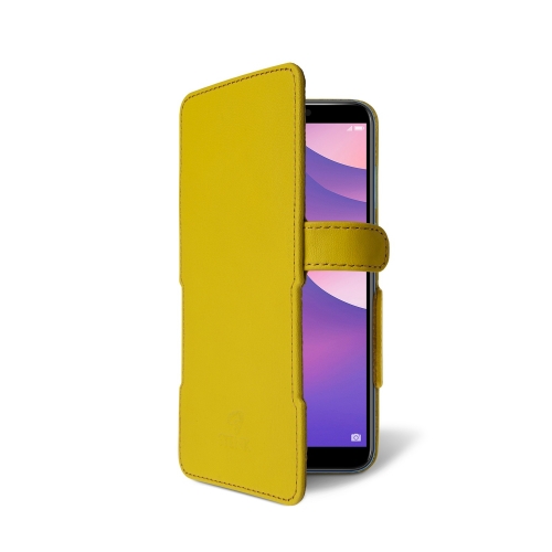 чохол-книжка на Huawei Y7 Prime (2018) Жовтий Stenk Prime фото 2
