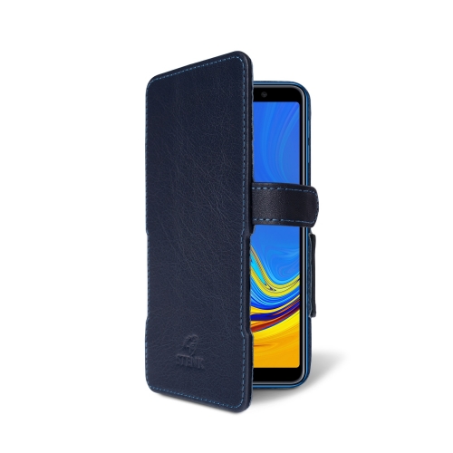 чехол-книжка на Samsung Galaxy A7 (2018) Синий Stenk Prime фото 2