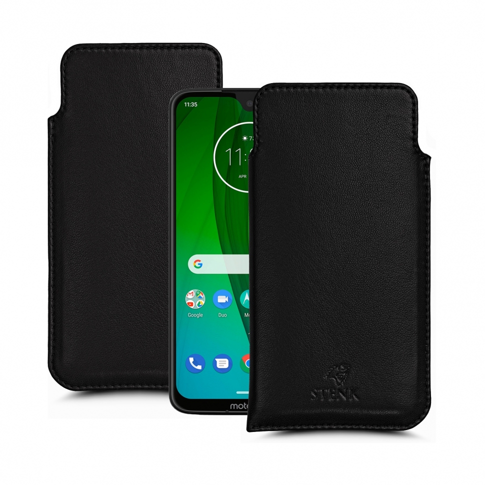 

Футляр Stenk Elegance для Motorola Moto G7 Plus Чёрный, Черный
