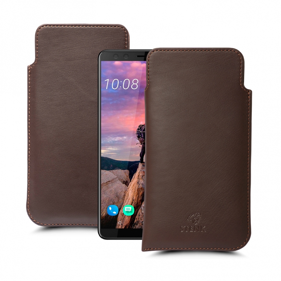 

Футляр Stenk Elegance для HTC U12 Plus Коричневый