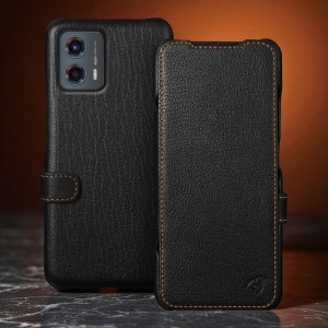 Чехол книжка Stenk Premium для Motorola Moto G (2023) Чёрный