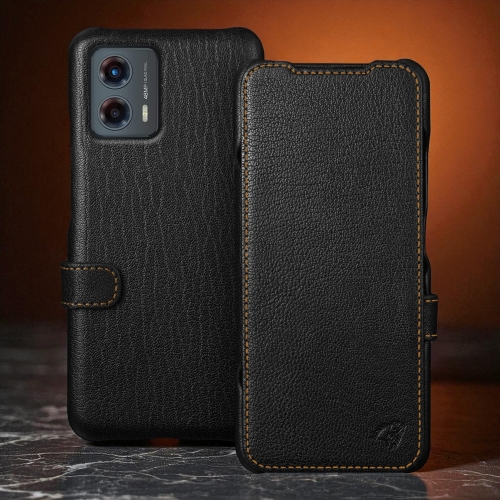 чехол-книжка на Motorola Moto G (2023) Черный Stenk Premium фото 1