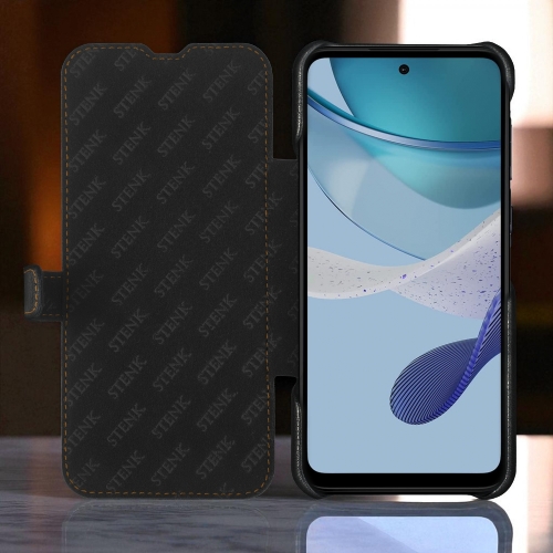 чехол-книжка на Motorola Moto G (2023) Черный Stenk Premium фото 2