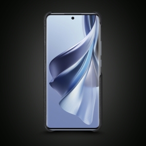 Шкіряна накладка Stenk WoodBacker для OPPO Reno10 Чорна