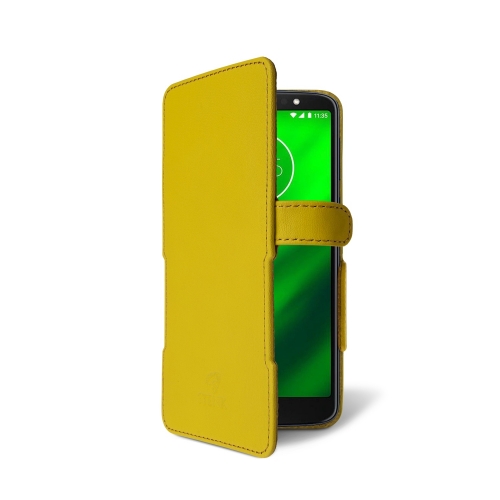 чохол-книжка на Motorola Moto G6 Plus Жовтий Stenk Prime фото 2