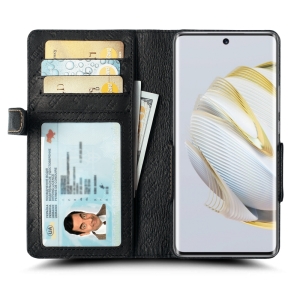 Чехол книжка Stenk Wallet для HuaWei Nova 10 Черный
