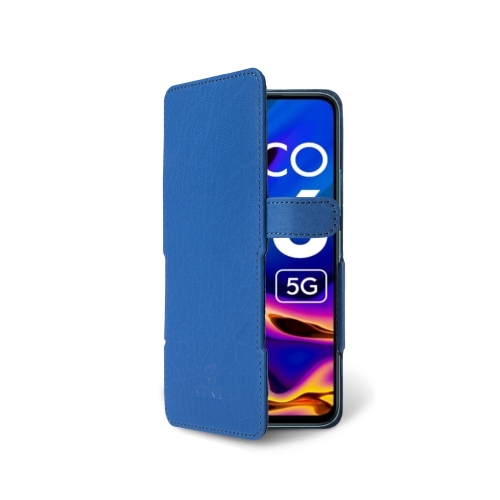 чехол-книжка на Xiaomi Poco M6 Pro Ярко-синий Stenk Prime фото 2