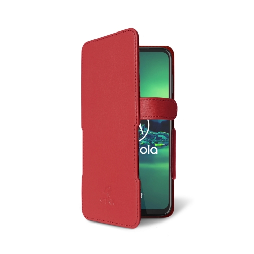 Чехол книжка Stenk Prime для Motorola Moto G8 Plus Красный