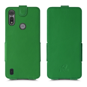 Чехол флип Stenk Prime для Motorola Moto E6s Зелёный